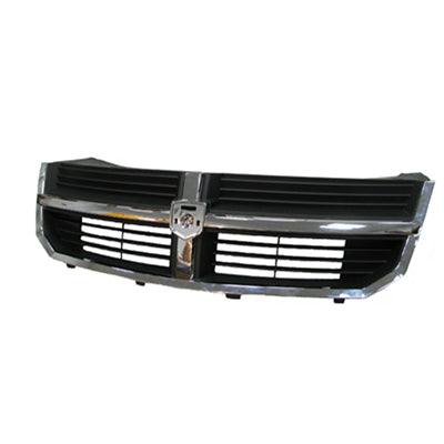 2008-2010 Dodge Avenger Grille Black With Chrome Frame