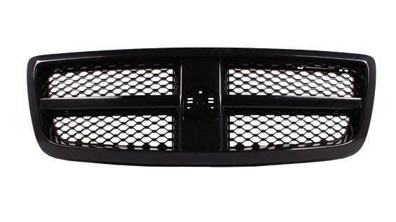 Grille Ram 1500 2011-2012 Matte-Black With Painted-Black Front , CH1200327