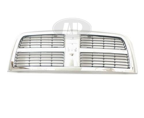 2011-2012 Ram Ram 3500 Grille Black With Chrome Front