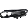 2008-2014 Dodge Challenger Grille Matte Black With Silver Trim