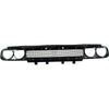 2008-2014 Dodge Challenger Grille Matte Black With Silver Trim