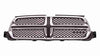 2011-2013 Dodge Durango Grille Chrome Painted Black With Accent Colour