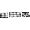 2014-2016 Jeep Grand Cherokee Grille Matte-Black Louvered Style Laredo/Ltd