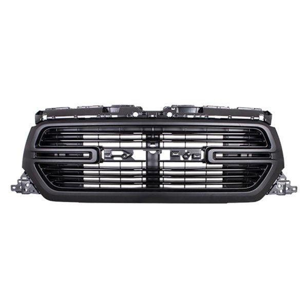 2019-2021 Ram Ram 1500 Grille Matte Dark Gray Without Surearound View Camera