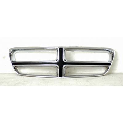 2011-2014 Dodge Charger Grille Frame Chrome/Black