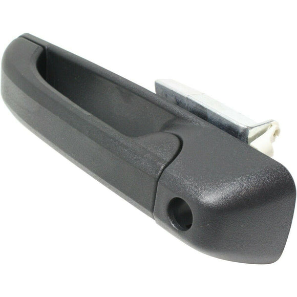 2010 Dodge Ram 3500 Door Handle Front Driver Side Outer Black Textured With Keyless Entry With Keyhole