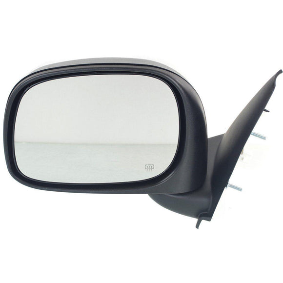 2003-2009 Dodge Ram 3500 Mirror Driver Side Power Heated Textured With Out Tow Manual Fold