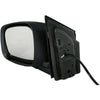 2008-2013 Dodge Caravan Mirror Driver Side Power Heated Textured With Black 10 Hole/5 Pin Connector