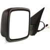 2009-2010 Ram Ram 1500 Mirror Driver Side Power Textured Heated With Signal/Puddle Lamp Without Memory/Auto Dimming