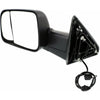 2011-2018 Ram Ram 1500 Mirror Driver Side Manual Textured With Tow