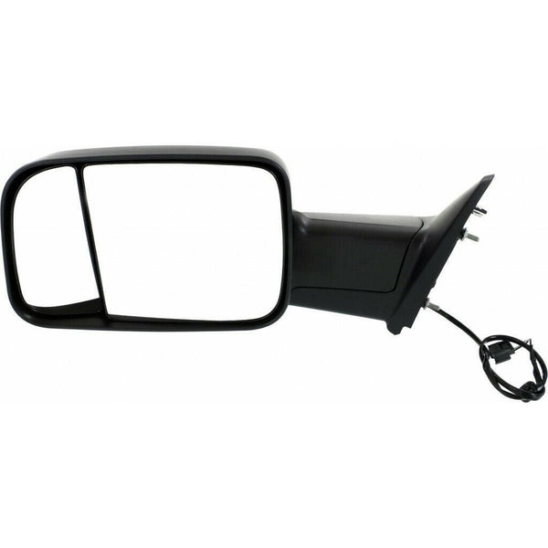 2011-2018 Ram Ram 1500 Mirror Driver Side Manual Textured With Tow