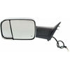 2013-2018 Ram Ram 2500 Mirror Driver Side Power Chrome Heated With Ambient/Signal/Puddle Lamp/Memory/Tow