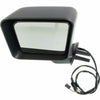 2015-2017 Jeep Wrangler Mirror Driver Side Power Heated Non Foldable Texture Black