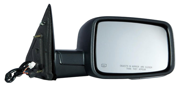 Mirror Passenger Side Dodge Ram 2500 2010 Power Textured Heated With Signal/Puddle Lamp Without Memory/Auto Dimming , CH1321304