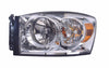 2007-2009 Dodge Ram Mega Cab Head Lamp Driver Side With Out Lower Amber High Quality