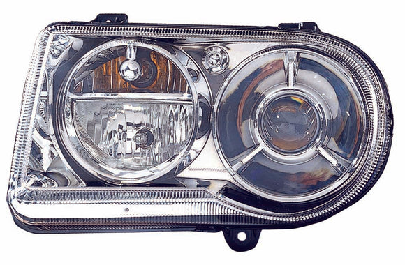 Head Lamp Driver Side Chrysler 300 2005-2010 Halogen 5.7L With Delay Capa , Ch2502226C