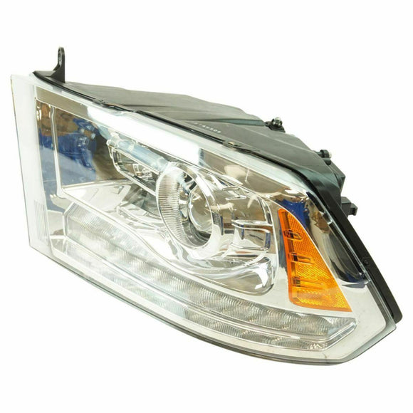 2013-2015 Ram Ram 2500 Head Lamp Driver Side Halogen Projector Style Chrome Exclude Sport/Rt High Quality Economy Quality