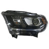 Head Lamp Driver Side Dodge Durango 2014-2015 Halogen Black Bezel Without Led Drl Capa , Ch2502255C