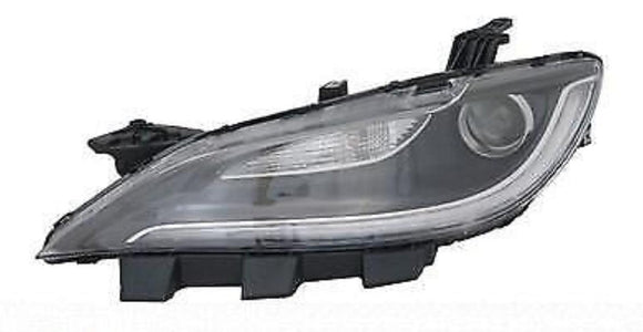 2015-2017 Chrysler 200 Sedan Head Lamp Driver Side Halogen With Led Drl Black Trim High Quality