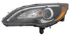 2011-2014 Chrysler 200 Convertible Head Lamp Driver Side Halogen Black Bezel S Model High Quality