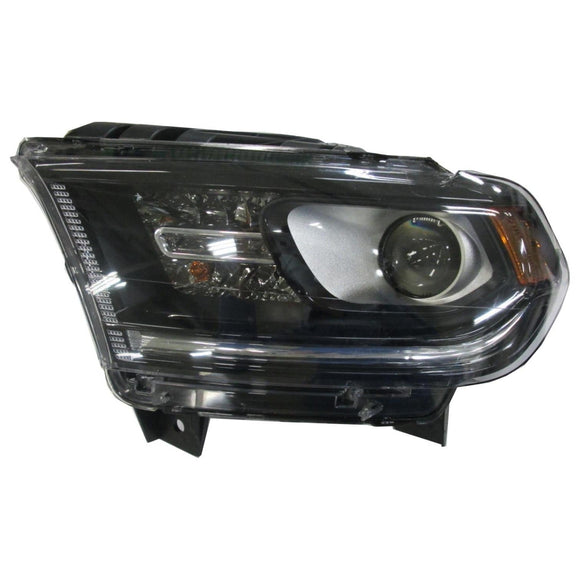 Head Lamp Driver Side Dodge Durango 2016-2020 Without Led Lamp Black Trim Capa , Ch2502302C