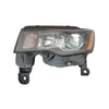 Head Lamp Driver Side Jeep Grand Cherokee 2017-2021 Halogen With Black Bezel Capa , Ch2502309C