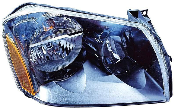 2005-2007 Dodge Magnum Head Lamp Passenger Side With Black Bezel 2.7-3.5Ls High Quality