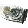 2007-2009 Dodge Ram 2500 Head Lamp Passenger Side With Out Lower Amber High Quality