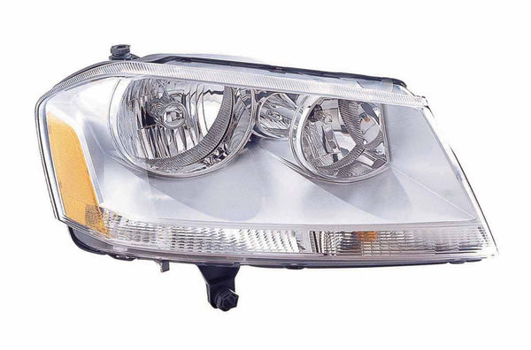 2008-2014 Dodge Avenger Head Lamp Passenger Side Chrome Housing High Quality