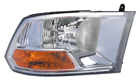 Head Lamp Passenger Side Dodge Ram 3500 2010 Without Quad High Quality , CH2503217