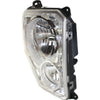 2008-2012 Jeep Liberty Head Lamp Passenger Side Chrome Bezel With Fog Lamp Round Bulb Shield High Quality