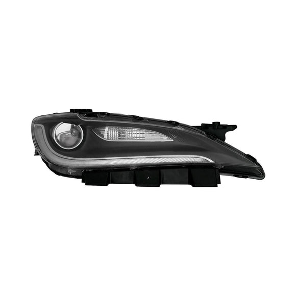 2015-2016 Chrysler 200 Sedan Head Lamp Passenger Side Hid With Led Drl Black Trim High Quality