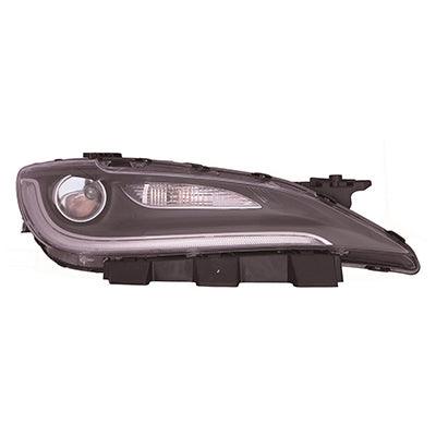 2016-2017 Chrysler 200 Sedan Head Lamp Passenger Side Black Trim High Quality