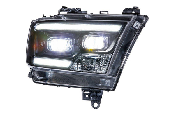 2019-2020 Ram Ram 1500 Head Lamp Passenger Side Halogen With Black Trim Economy Quality