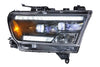 2019-2020 Ram Ram 1500 Head Lamp Passenger Side Halogen With Black Trim Economy Quality