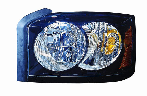 Head Lamp Driver Side Dodge Dakota 2006-2007 Black Bezel Capa , Ch2518116C