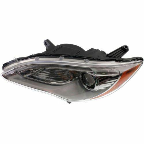 2011-2014 Chrysler 200 Sedan Head Lamp Driver Side Halogen Chrome Bezel Exclude S Model