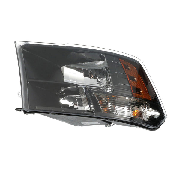 Head Lamp Driver Side Ram 3500 2013-2018 Halogen Std Type With Black Bezel High Quality , CH2518149