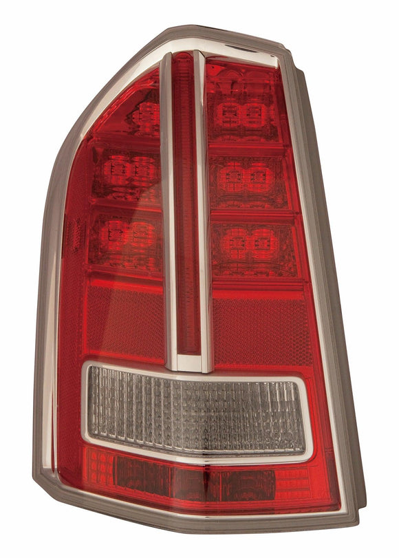 2011-2013 Chrysler 300 Tail Lamp Driver Side With Center Chrome Trim To 03/19/2012 High Quality