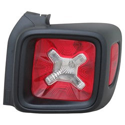 Tail Lamp Passenger Side Jeep Renegade 2015-2020 Sport/Latitude/North Models With Black Bezel Capa , Ch2801209C