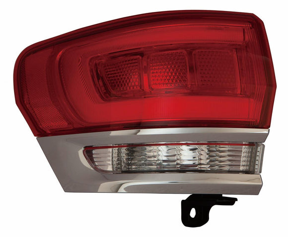 2014-2021 Jeep Grand Cherokee Tail Lamp Driver Side Chrome Trim Exclude Srt-8 High Quality