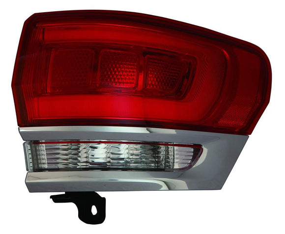 2014-2021 Jeep Grand Cherokee Tail Lamp Passenger Side Chrome Trim Exclude Srt-8 High Quality