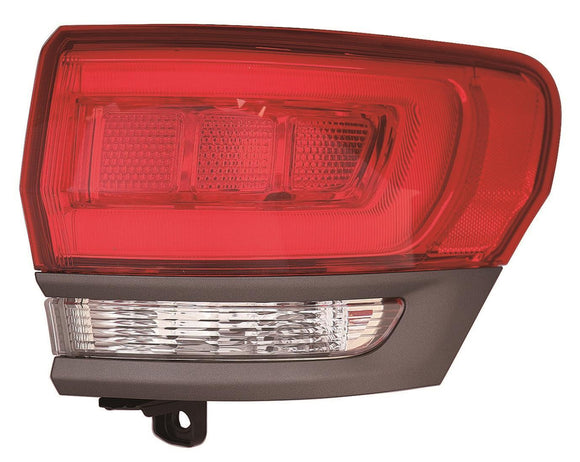 2014-2021 Jeep Grand Cherokee Tail Lamp Passenger Side With Gray Trim/ Exclude Srt-8 High Quality