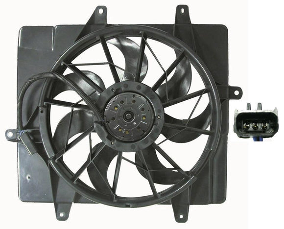 2001-2005 Chrysler Pt Cruiser Cooling Fan Assembly 2.0L/2.4L Economy Quality