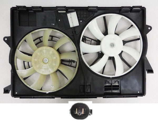 2014-2018 Jeep Cherokee Cooling Fan Assembly 3.2L Dual Fan Assembly