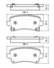 2010-2016 Buick Lacrosse Brake Pads Set Rear Ceramic