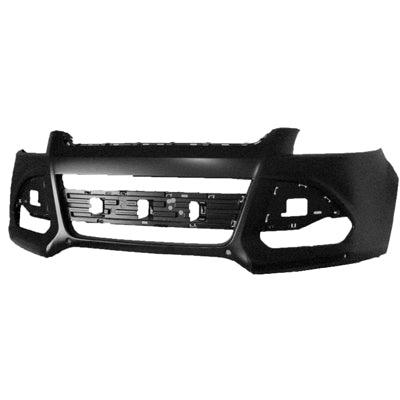 2013-2016 Ford Escape Bumper Front Primed With Sensor Hole With Side Camera Sel/Titanium Models Capa