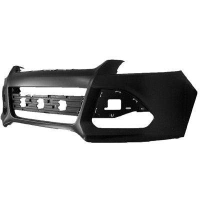 2013-2016 Ford Escape Bumper Front Primed Without Sensor Hole Without Side Camera S/Se Models