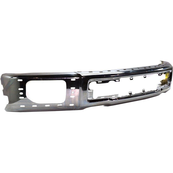 2015-2017 Ford F150 Bumper Face Bar Front Chrome With Fog Lamp Holes/End Caps