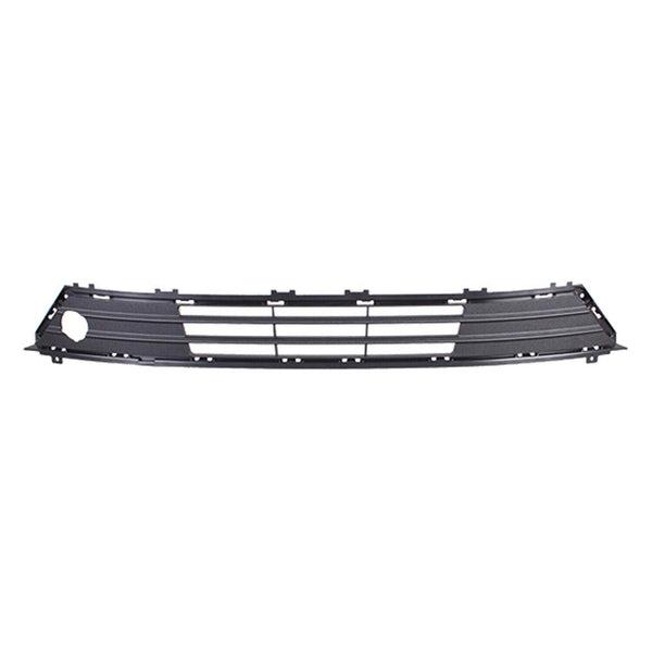 2017-2018 Ford Fusion Hybrid Grille Lower Center Matte Black With Engine Heater Gloss Black